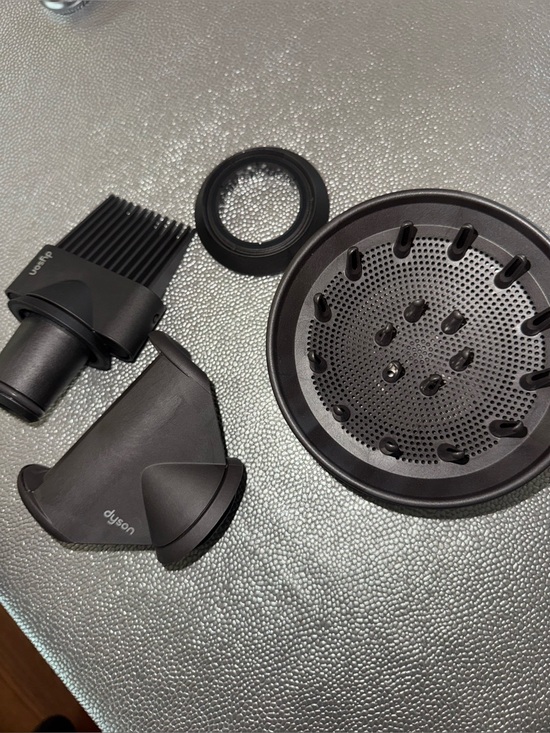 Dyson Other - Dyson Matte Black Hair Dryer Attachment Set with Diffuser and Nozzle. Never used